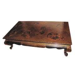 Vintage Choiserie Laquered Coffee Table