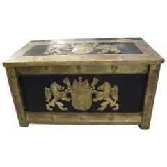 Antique Armorial Trunk/Chest
