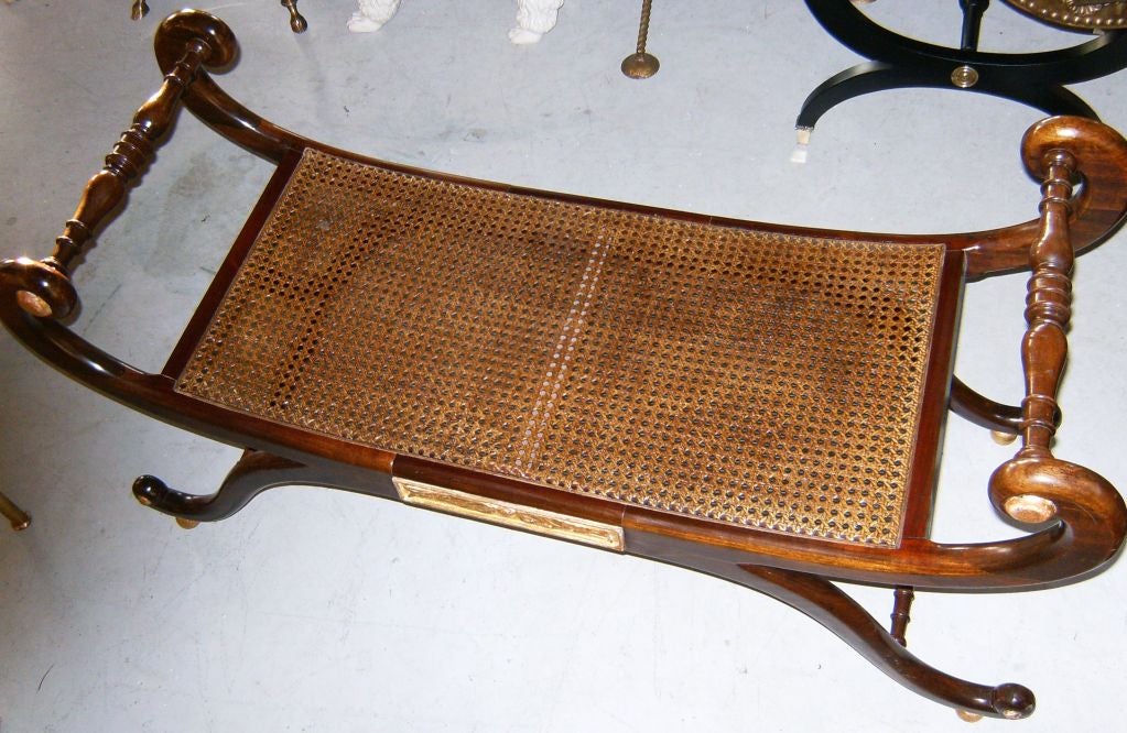 Empire Style Bench In Excellent Condition In West Palm Beach, FL