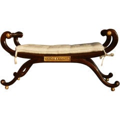 Vintage Empire Style Bench