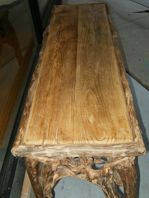 American Exceptional Driftwood Console
