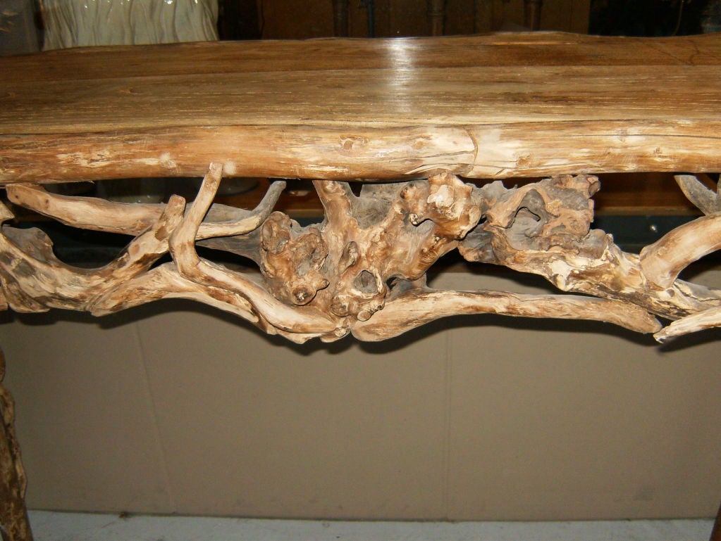 Exceptional Driftwood Console 5