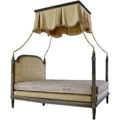 Antique Louis XVI Style Canopy Bed