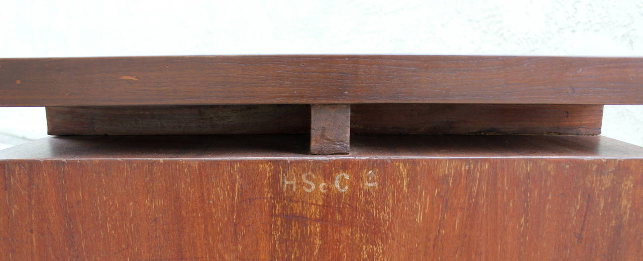 Pierre Jeanneret Bureau of Administration Desk In Good Condition In Los Angeles, CA