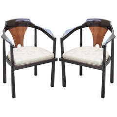 Pair of Edward Wormley "D" Chairs