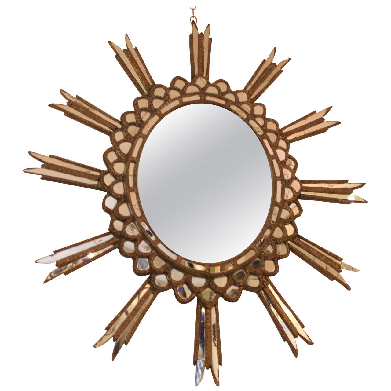 1940s Argentine Starburst Mirror