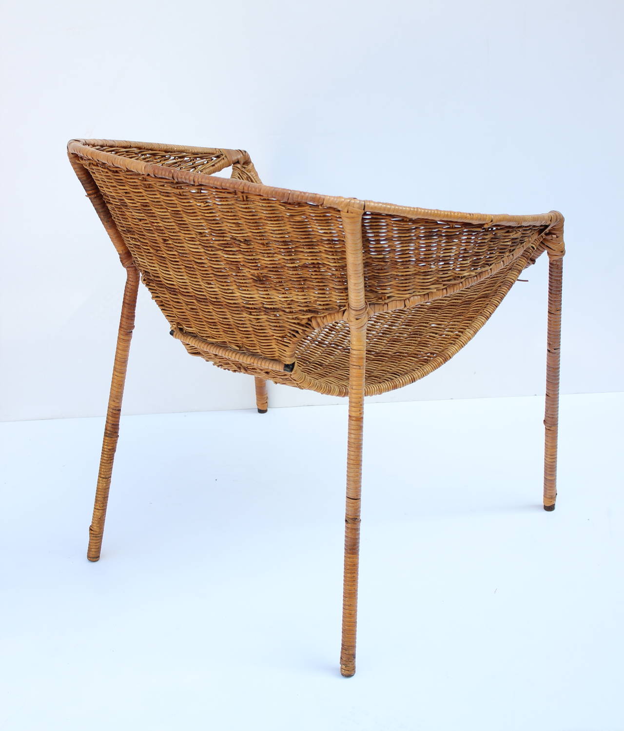 Caning Miller Fong Chair for Tropi-Cal, 1960s