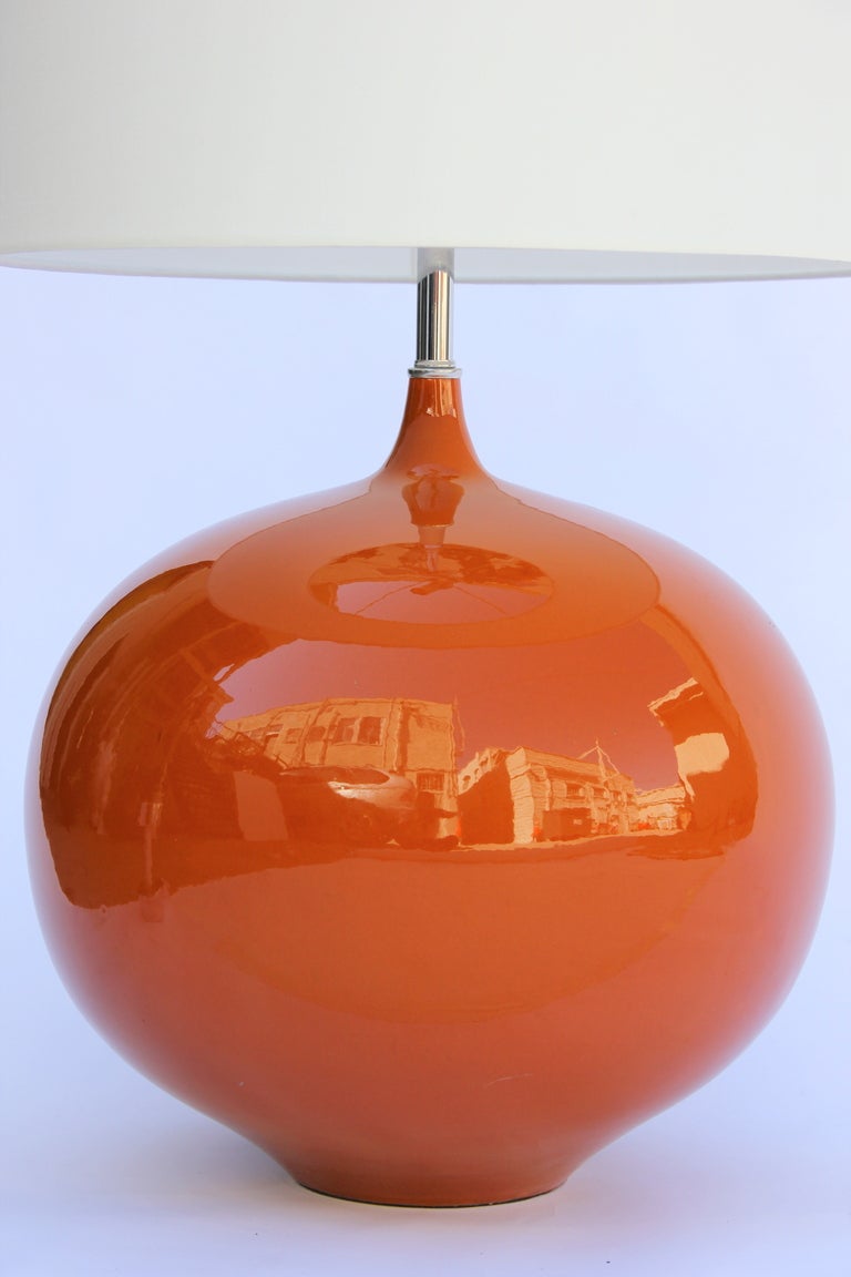 American Large 70's Ceramic Lamp
