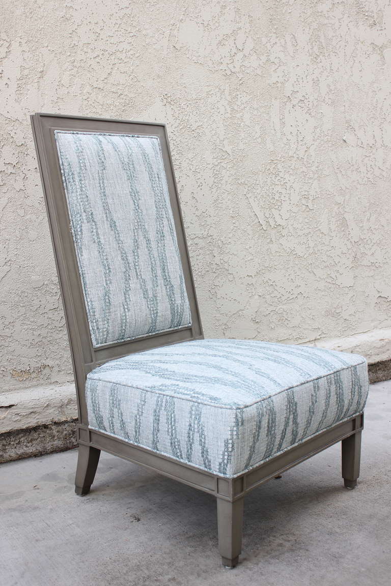 Slipper Chair in the manner of Jean Michel Frank