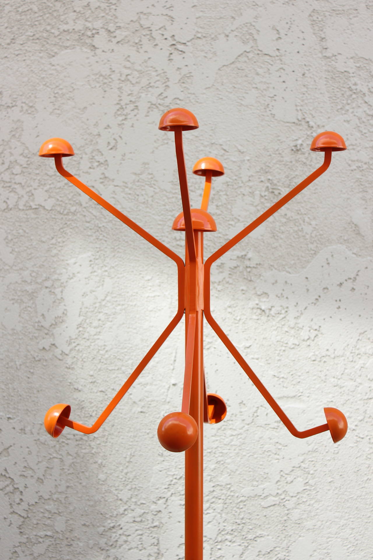 Metal custom hall tree, hat rack, coat rack.
Available in custom finishes.