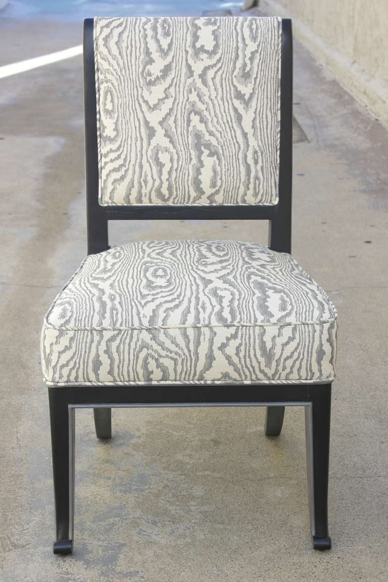 Pair of Petite Chairs in the Manner of Émile-Jacques Ruhlmann In Good Condition For Sale In Los Angeles, CA