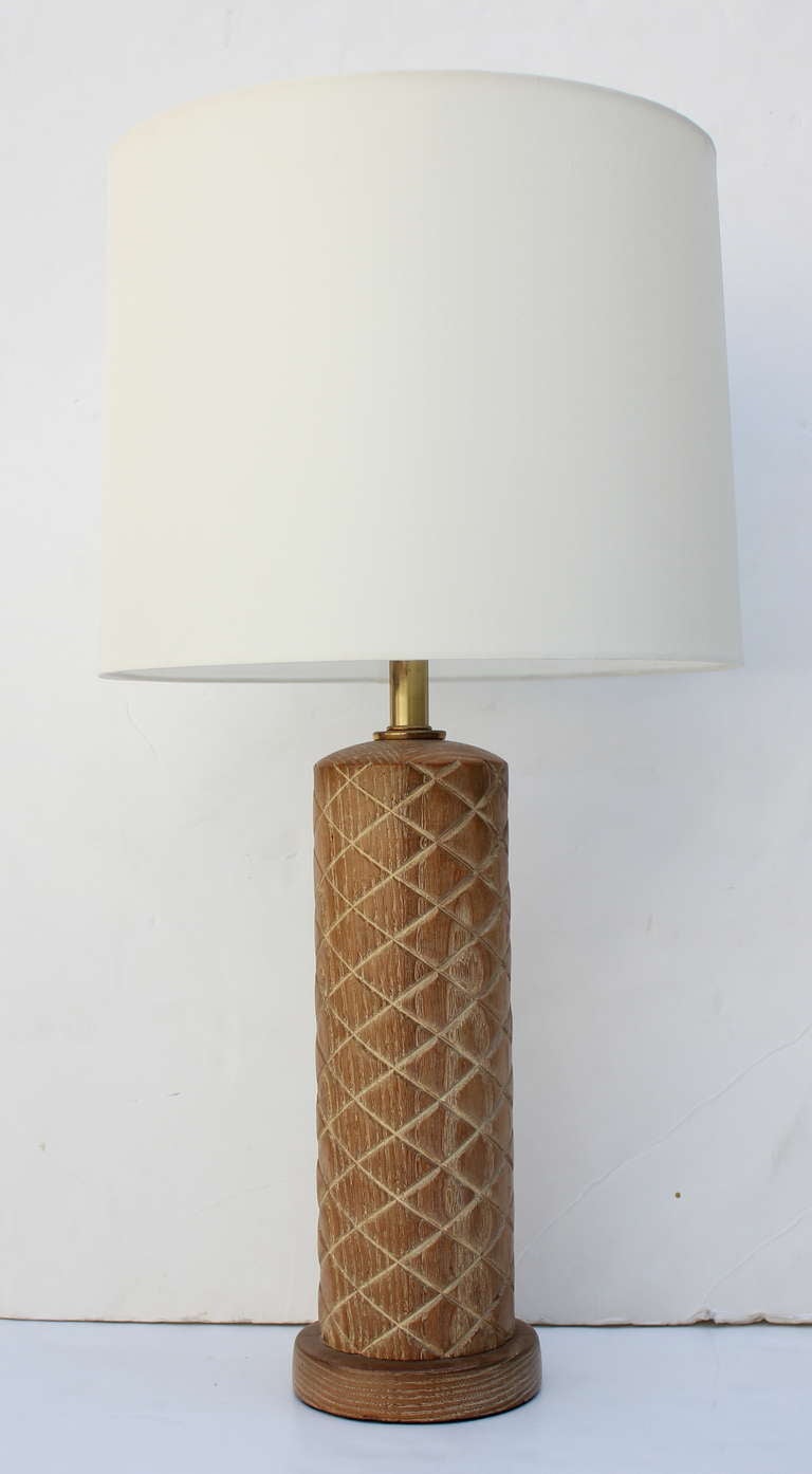 French Ceruse Table Lamp In Excellent Condition In Los Angeles, CA