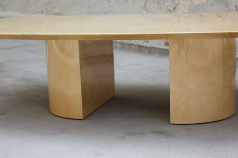 Italian Aldo Tura Parchment Cocktail Table