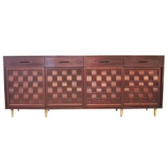 Edward Wormley for Dunbar Woven Front Cabinet