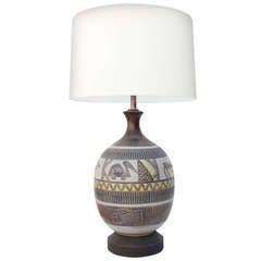 Italian Graffito Lamp