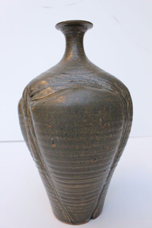 Ceramic Collection of Three  Pottery  Shack Studio Vases