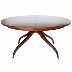 Early Edward Wormley for Dunbar Walnut Dining Table