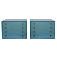 Pair of James Mont Cabinets