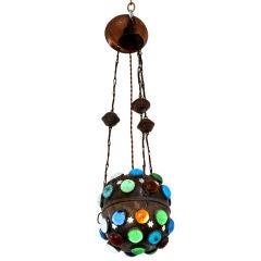 Antique Moroccan Lantern with Jewels