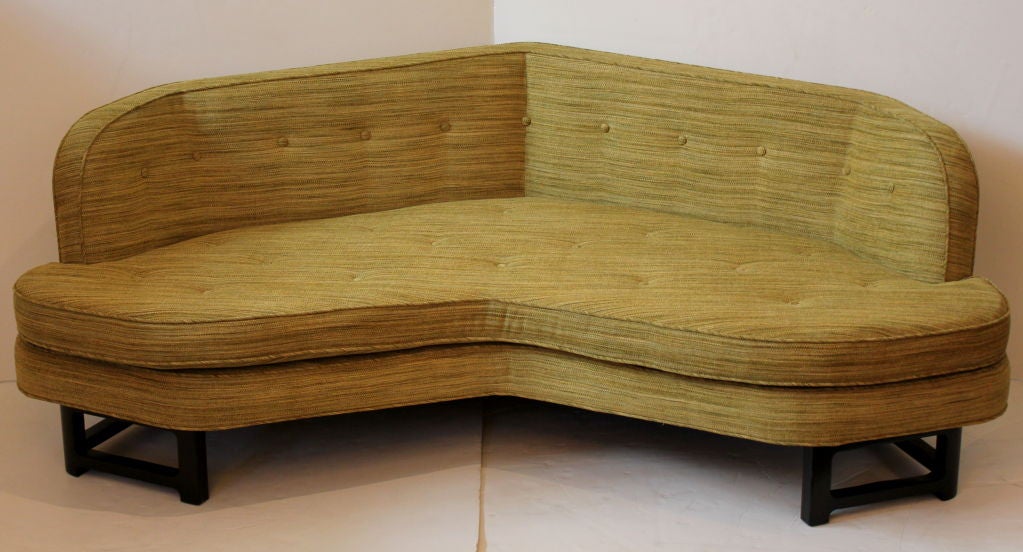 Upholstery Edward Wormley for Dunbar  Cat a Corner Sofa