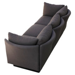 Arthur Elrod Custom Curved Back Sofa