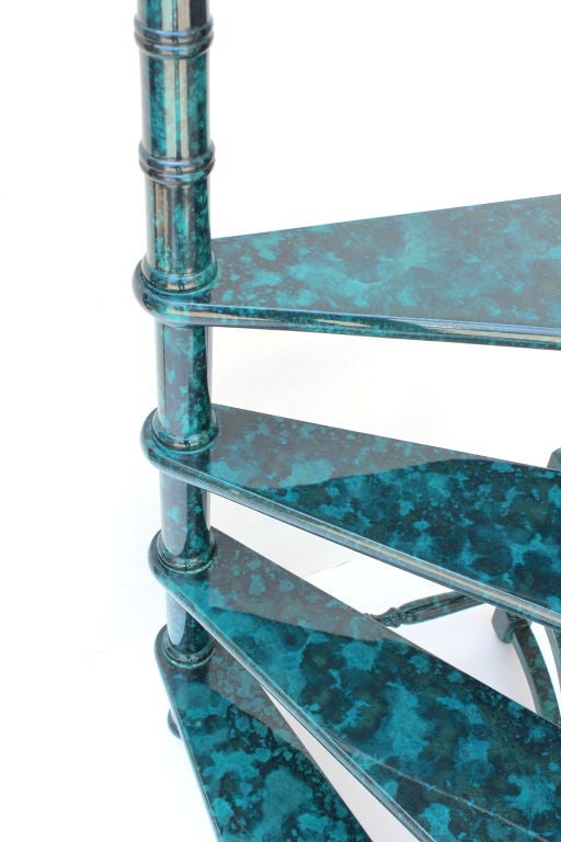 Lacquered Italian Library Ladder