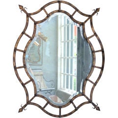 Large Spanish Iron Mirror