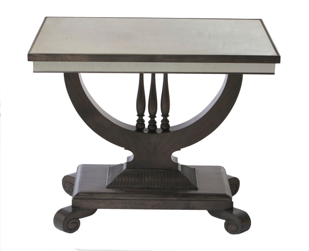 20th Century Downtown Classics Collection Lyre Table For Sale