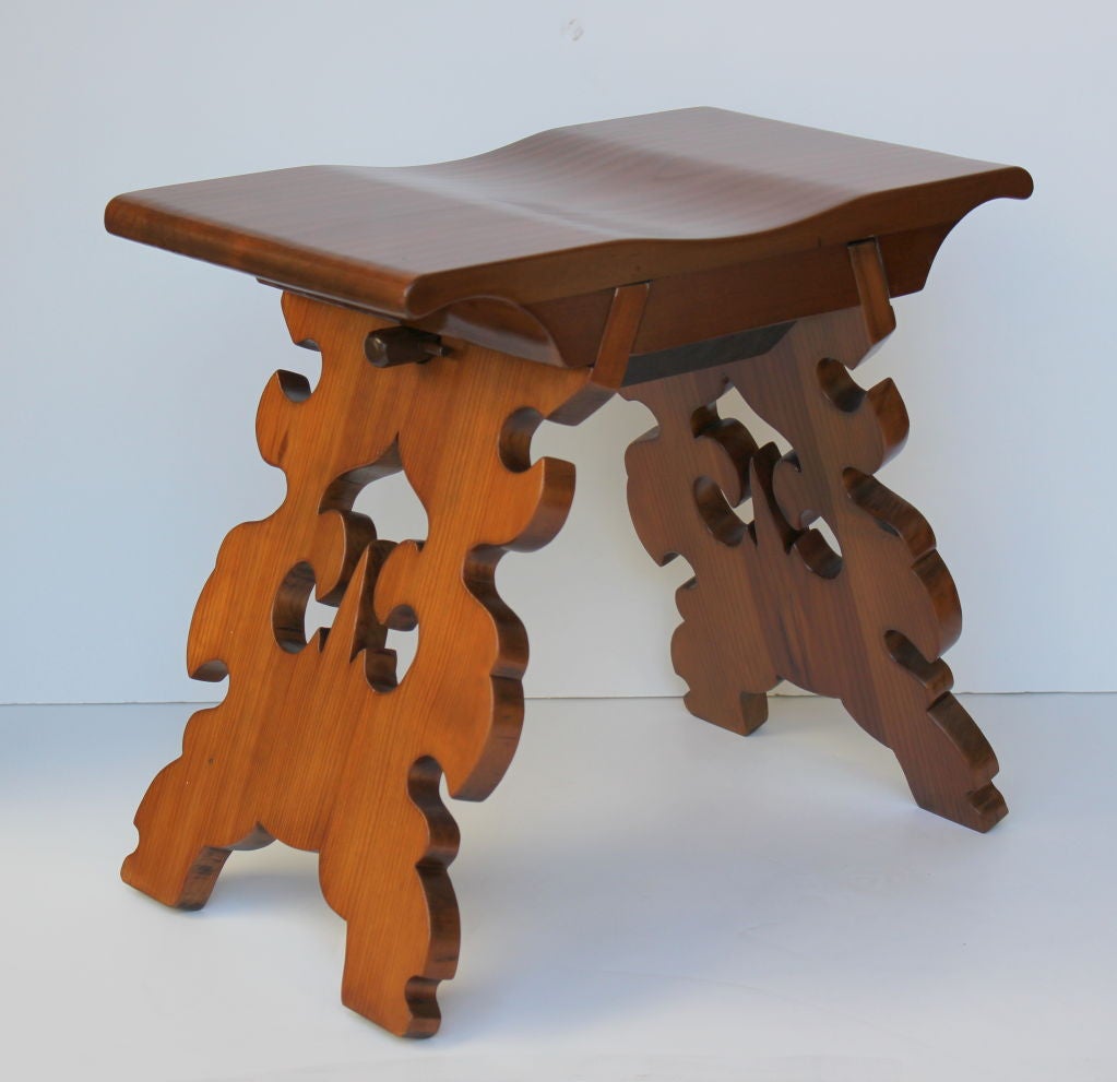 Mid-20th Century Don Shoemaker Stool For Sale