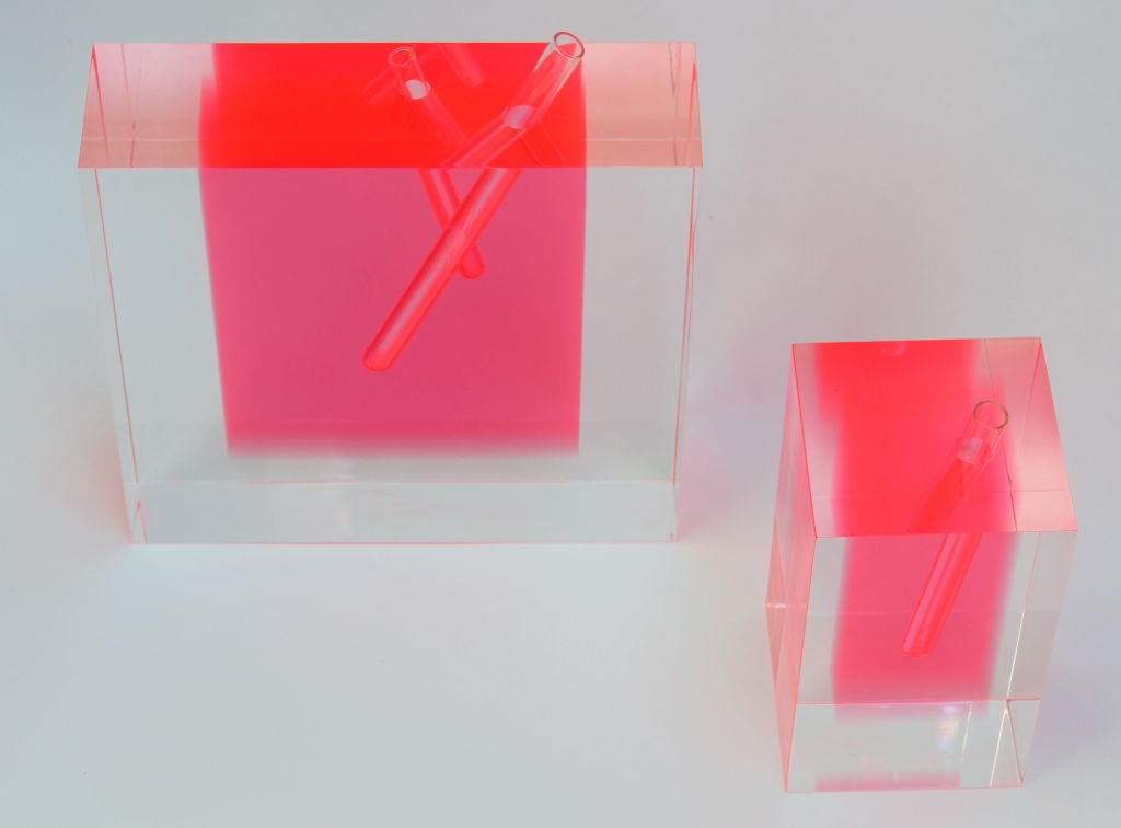 Shiro Kuramata Flower Vases #2 & #3