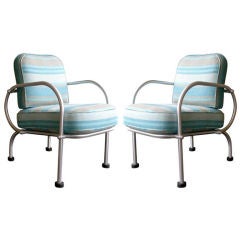 Pair of Warren McArthur Biltmore Lounge Chairs