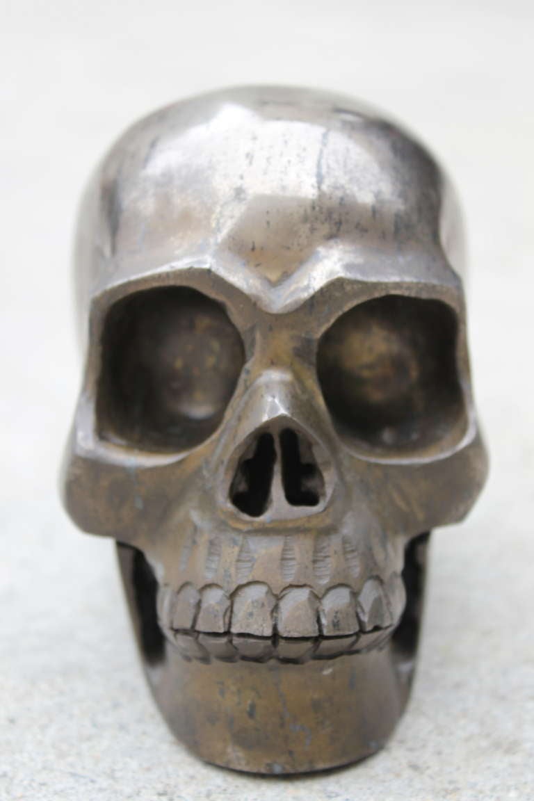 Skull of Pyrite In Good Condition In Los Angeles, CA