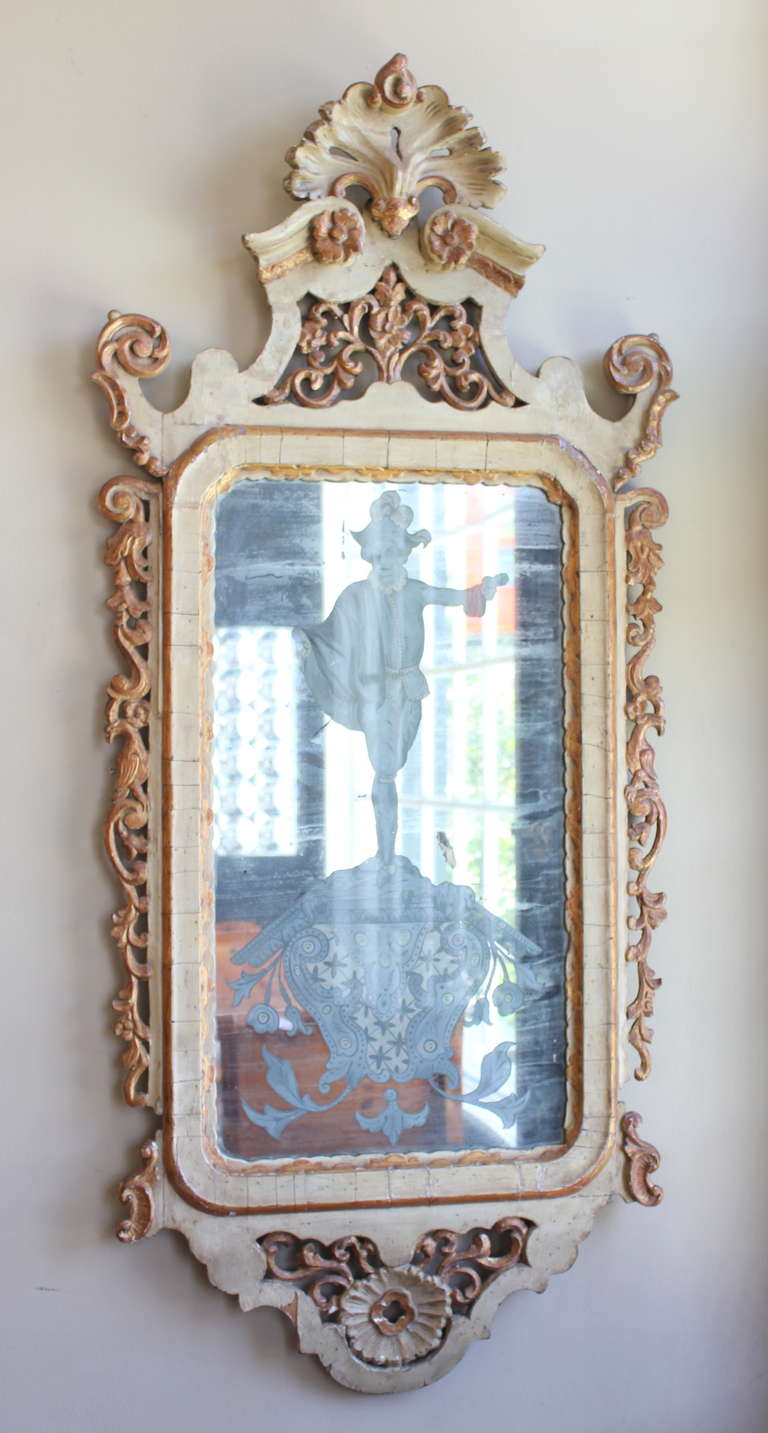 Pair of Venetian Mirrors In Good Condition In Los Angeles, CA