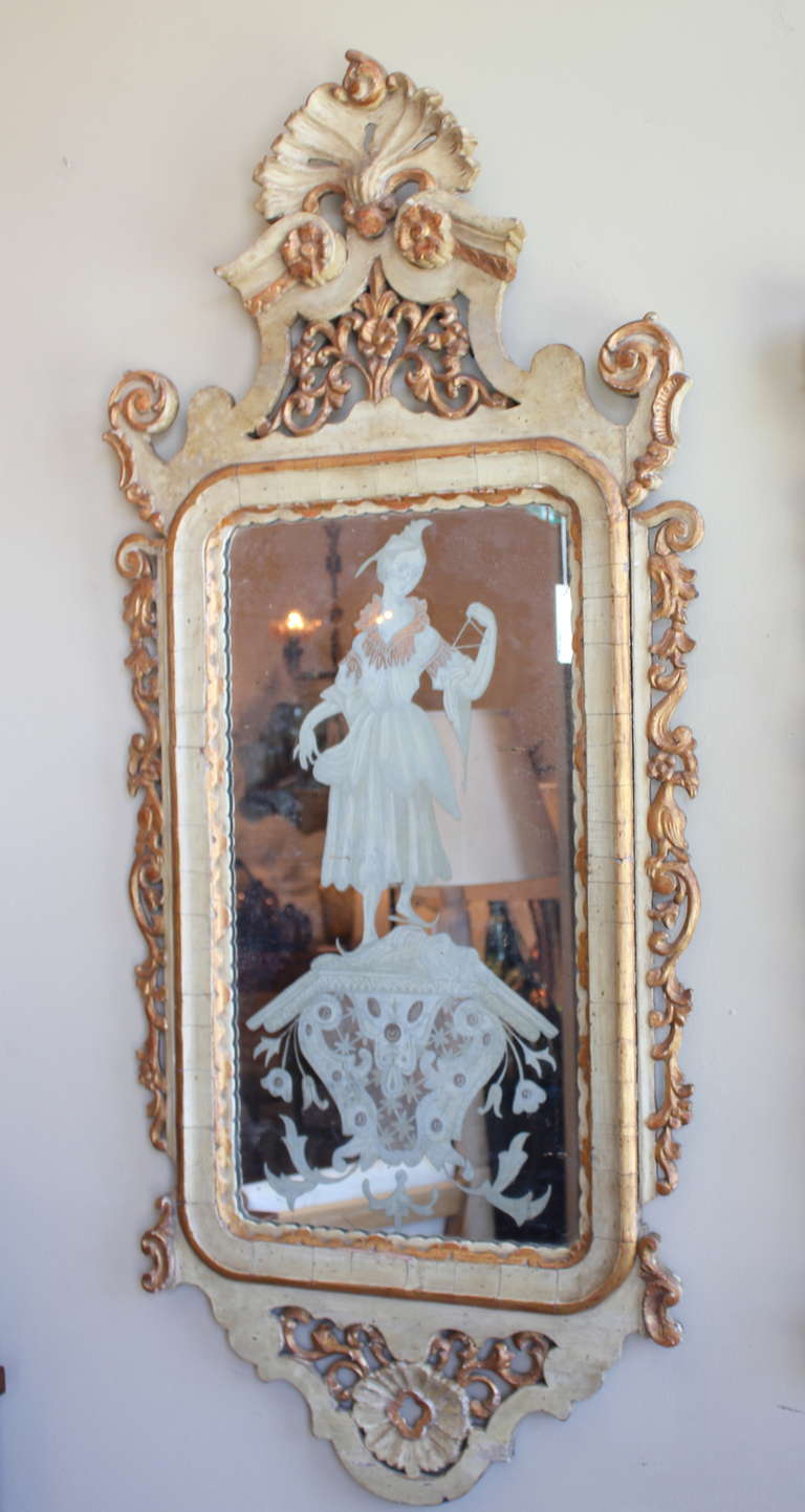 19th Century Pair of Venetian Mirrors