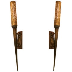 Pair of 3 Foot  Moroccan Sconces