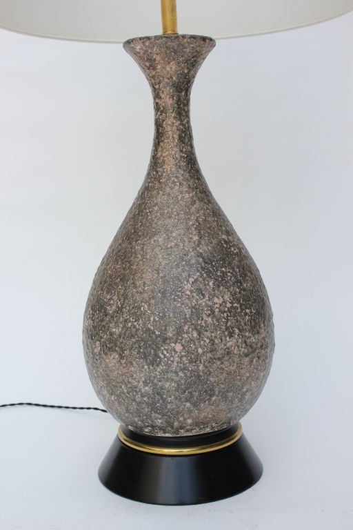 Pair of Lava Glaze Table Lamps