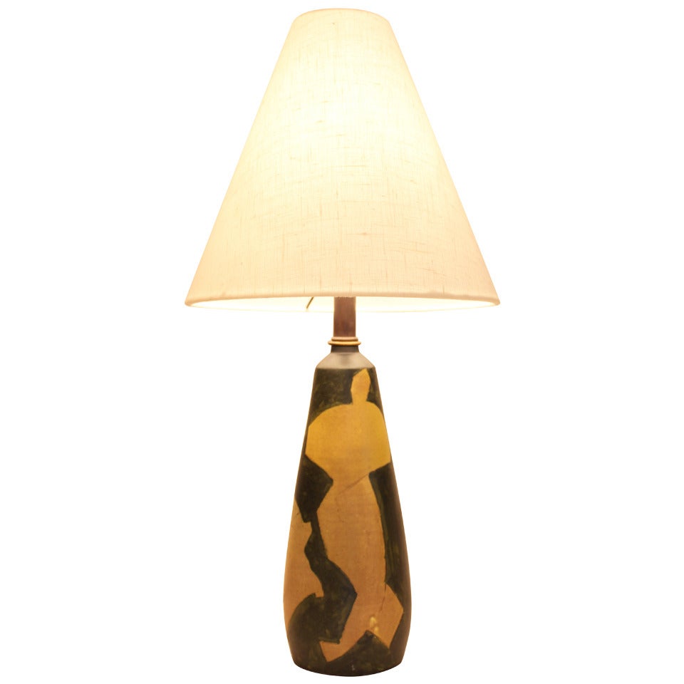 French Ceramic Lamp