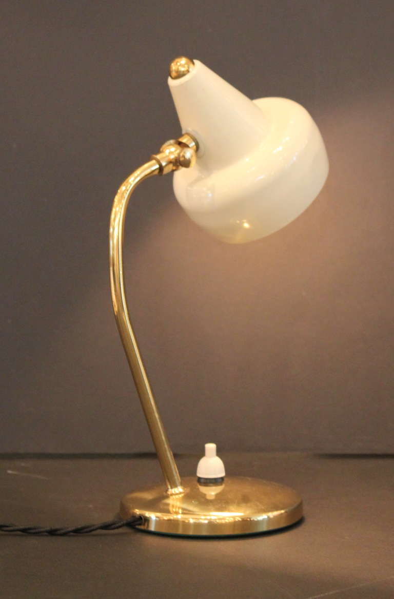 Italian Desk Lamp by G.C.M.E. In Excellent Condition In Los Angeles, CA