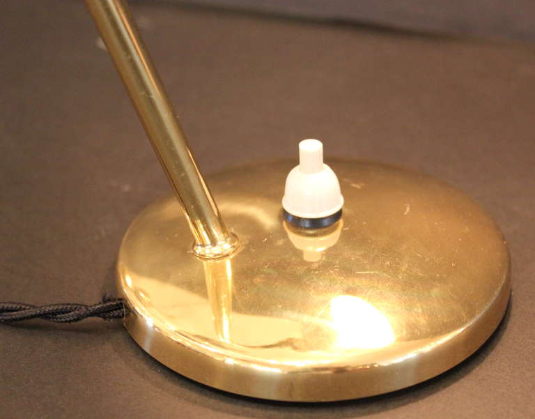 Brass Italian Desk Lamp by G.C.M.E.