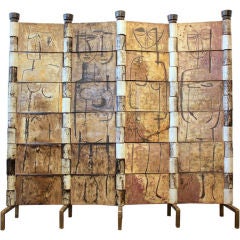 Congolese Two Sided Ceramic Screen