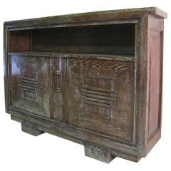 Charles Dudouyt French Oak Cabinet 8
