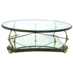 Large Roberto and Mito Block Cocktail Table