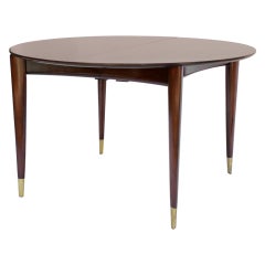 Gio Ponti Italian Walnut Dining Table