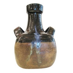 Vintage Large Bruno Gambone 2 Handle Vase
