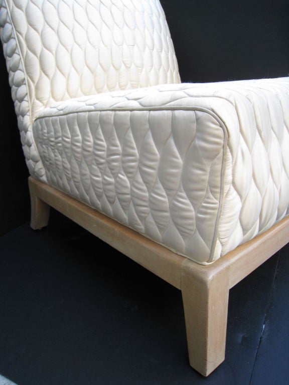 Sycamore Custom T.H. Robsjohn-Gibbings Slipper Chair For Sale