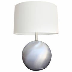 16 Inch Russel Wright Spun Aluminum Lamp
