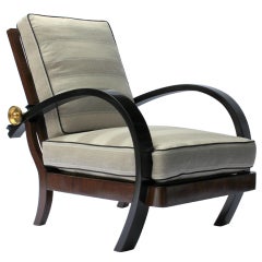 Vintage Hungarian 1930s Lounge Chair