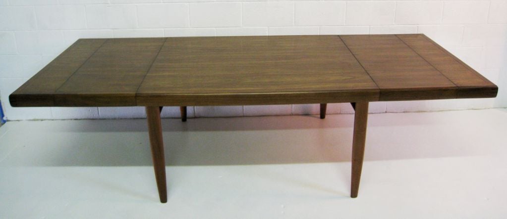 George Nakashima Walnut Dining Table. Designed for Widdicomb 1959. 2-18