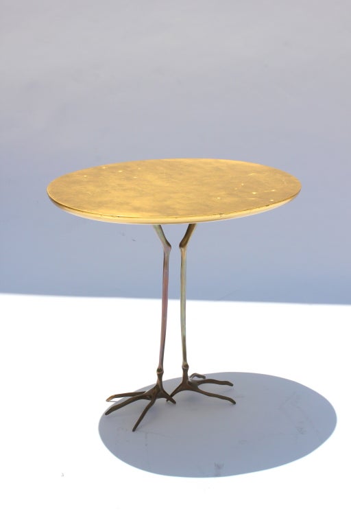 Meret Traccia Oppenheim Table. Simon Govina .  Original design 1939.
