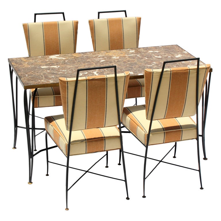 Arturo Pani Table and Chairs For Sale